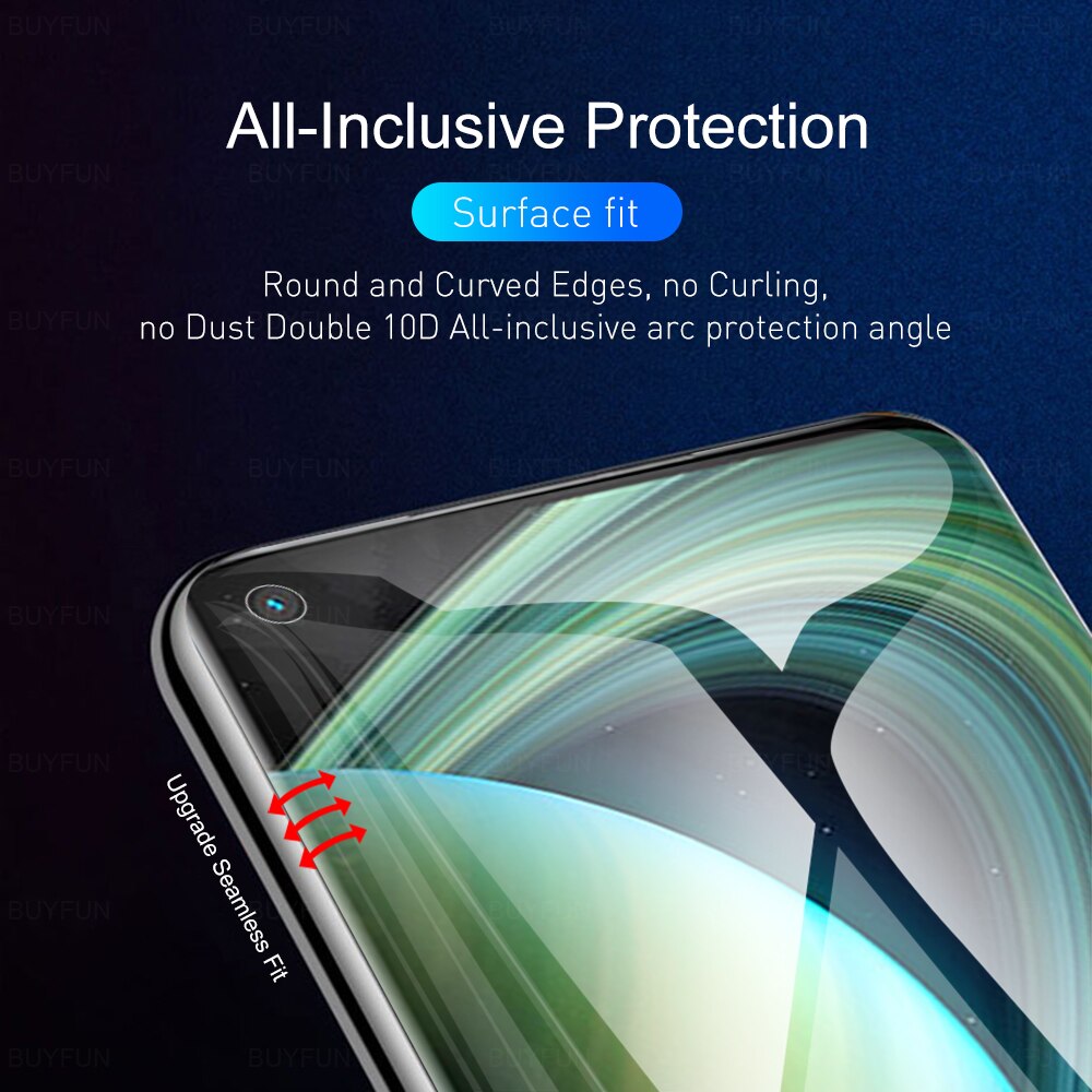 4In1 Scherm Beschermende Hydrogel Film Voor Huawei P40 Lite E P40lite 5G P30 Pro P30lite P 30 40 Pro plus Camera Protector Geen Glas