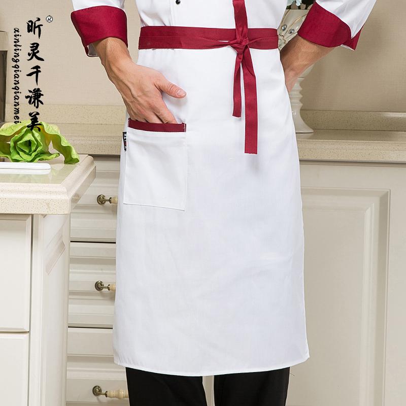 Chef Schort Keuken Veelzijdige Schort Serveerster Ober Hotel Cafe Leuk Schort J034: Bruin