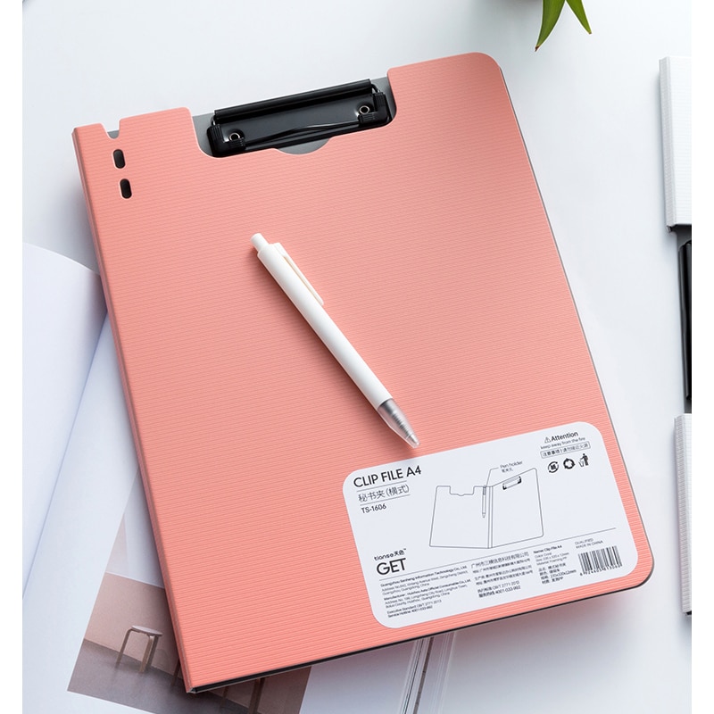 Pince d&#39;écriture en papier A4 multifonction, pince pour allaitement, papeterie de bureau avec rangement, tampon d&#39;écriture pour étudiants, fournitures d&#39;apprentissage