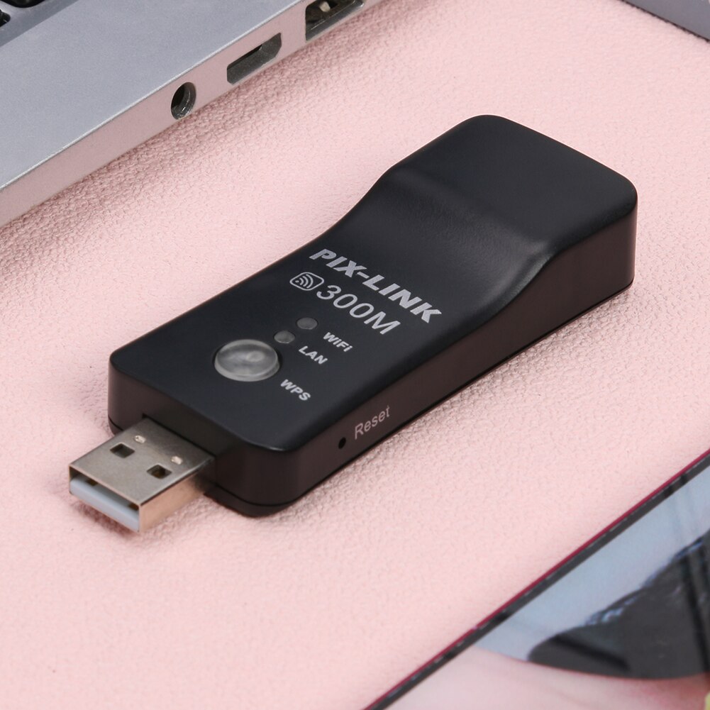 Multi-function WiFi Adapter 300Mbps Wireless Receiver USB TV WiFi Adapter Network Card RJ45 WPS Repeater AP