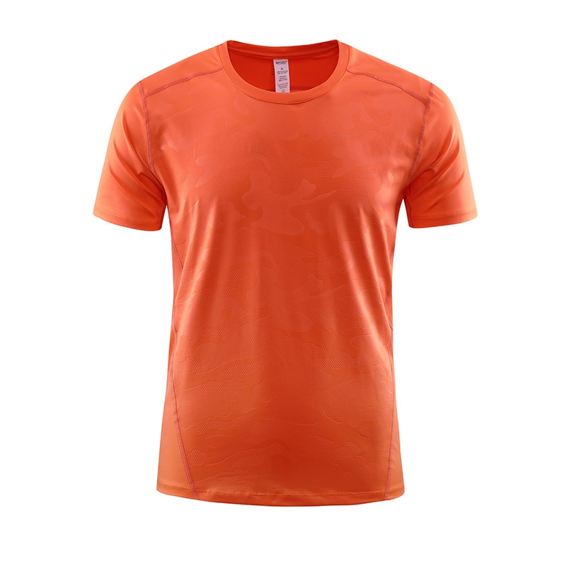 Almindeligt tøj fitness t-shirt herre o-hals t-shirt bomuld bodybuilding t-shirts overdele fitnesscentre t-shirt