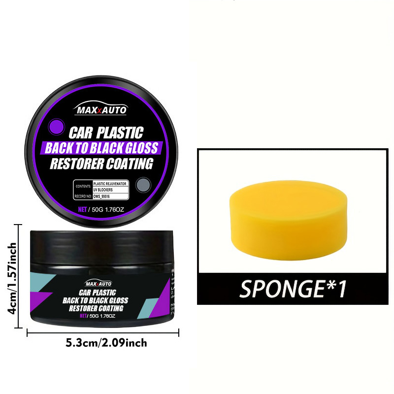 Car Universal Leather and Plastic Repair Polishing Wax Automotive interior reconditioning cream for leather/plastic/rubber care: Default Title