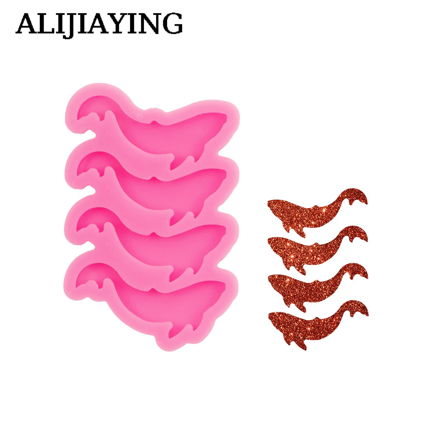 DY1537 Glossy Mini Dolphin Epoxy Resin Silicone Molds Crafts Art, Cat Fondant Chocolate Candy DIY Cake Mould: Yellow