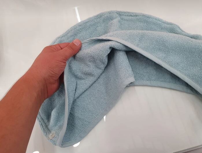 %100 bomullsfrotté efter dusch hår inpackning dam flickor dam handduk snabbtorkande hår hatt mössa turban huvudinpackning