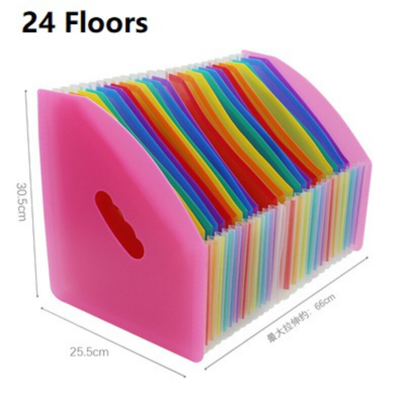 High Capacity A4 File Folder School Document Organiser Envelopes Desk Storage Student Paper Expanding Office Receipt