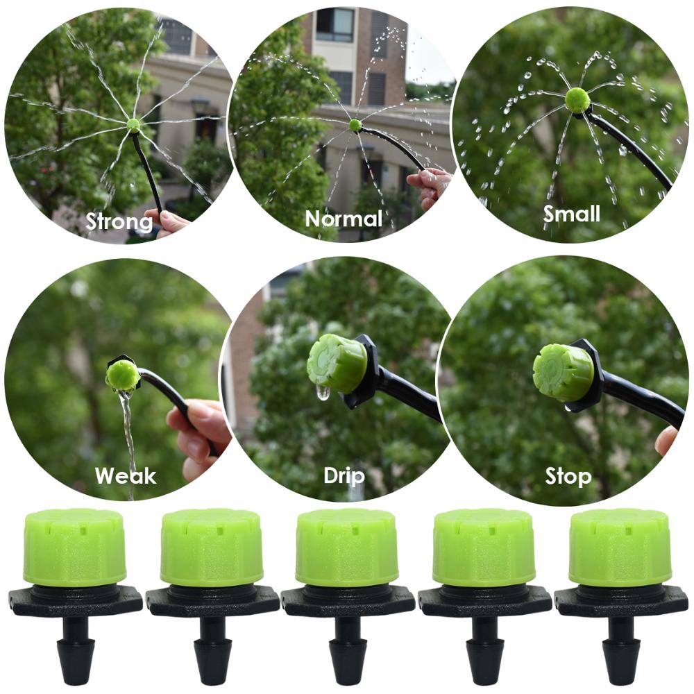 KESLA 5M-35M Micro Drip Irrigation Watering Kit Automatic Garden 4/7mm Irrigation System w/ Adjustable Dripper for Flower Lawn