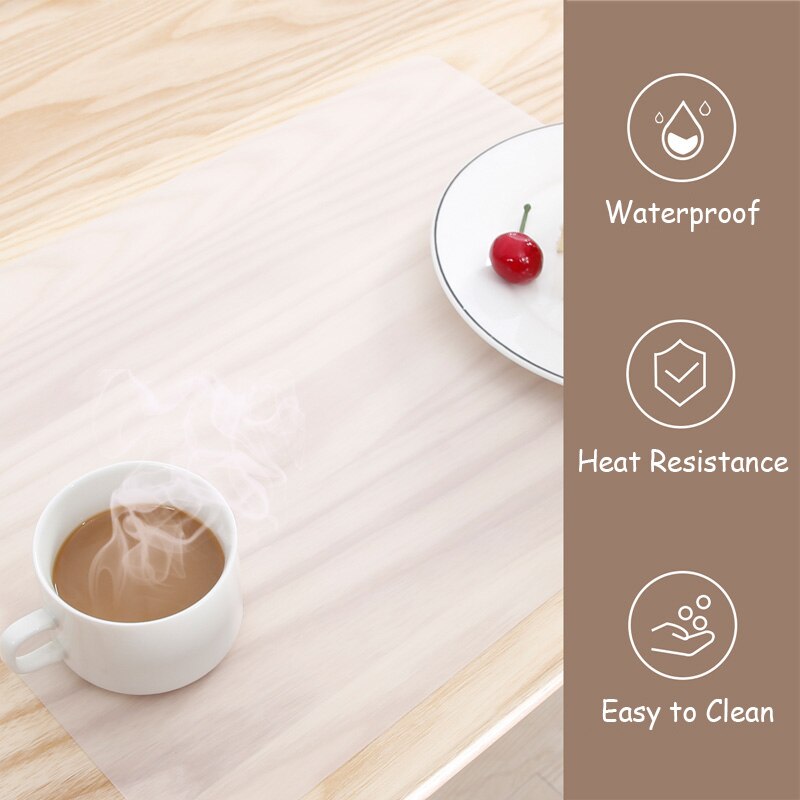 Set of 4 Silicone Placemats for Kitchen Dining Table Mat Set Heat Insulation Anti-Skidding Washable Durable Waterproof Kids Grey