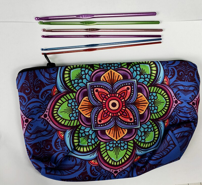 Crochet Hook Set With Case Knitting Needles Arts Craft Scissors Sewing Tools Set Knit DIY Needle Hook For KnittingTool Case pack