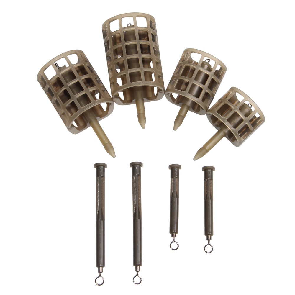 EASY CATCH 5pcs 25g 30g carp Fishing Feeder tackle bait thrower food holder Cage for ice fishing equipment tackle