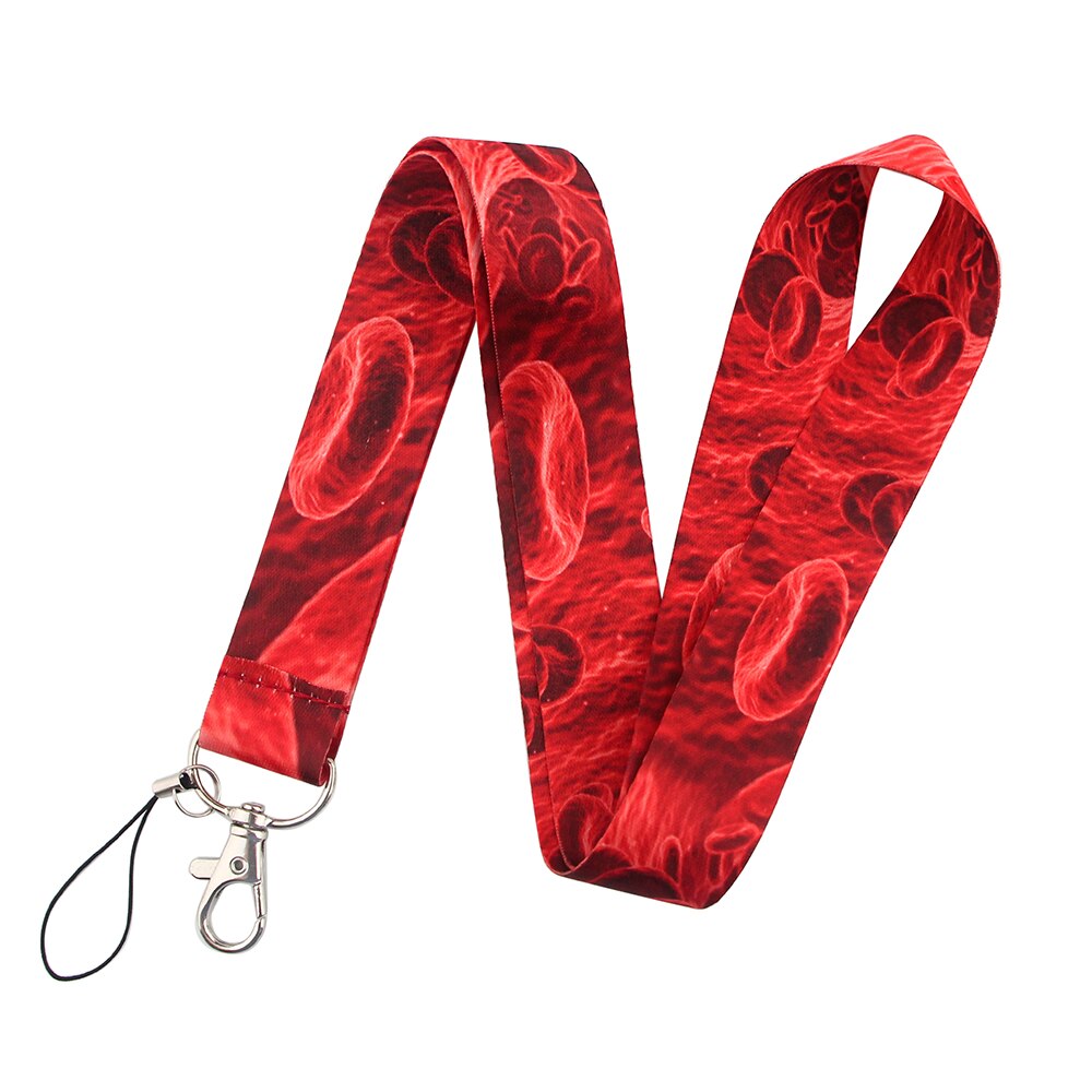 Cordón para colgar llaves de teléfono móvil, cordón para colgar llaves, tarjeta de identificación, soporte para insignia, llavero, YA159: 4