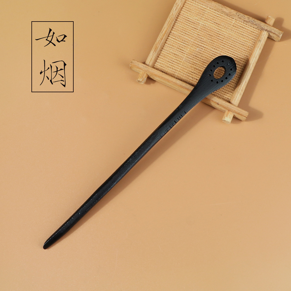 Bâton de cheveux chinois en bois, 16 styles, Hanfu traditionnel, fête, épingle à cheveux en bois sculpté à la main, couvre-chef pour femmes, accessoires de baguettes: BLEU CIEL