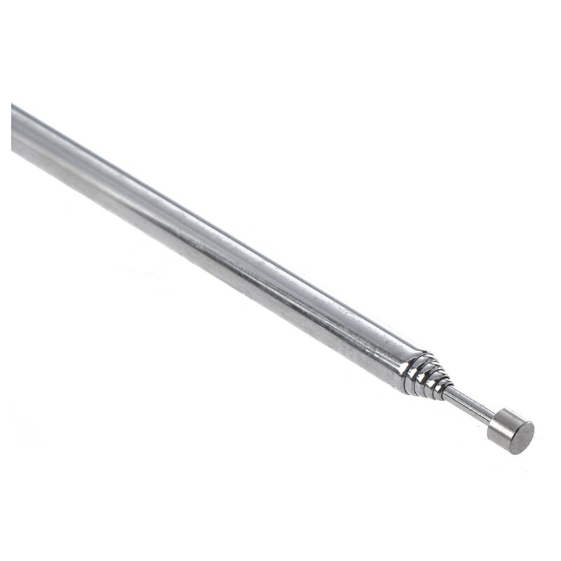 Antena telescópica de repuesto para Radio TV, 39cm, 6 secciones