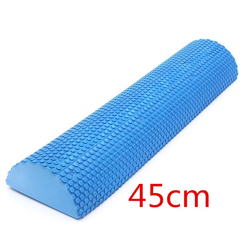 Blue Yoga Blokken Eva Foam Yoga Roller Pilates Fitness Half Ronde Foam Roller Met Massage Floating Point 30cm 45 Cm 60 Cm: Beige