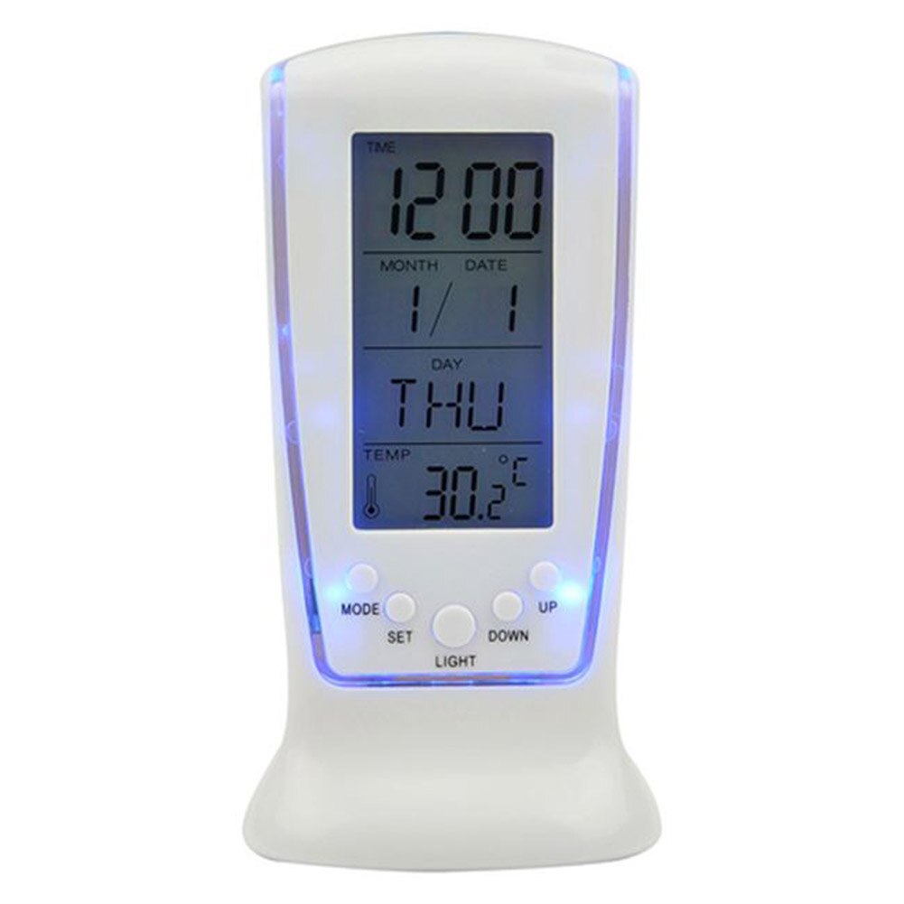 Calendar Display Snooze Electronic Clocks Temperature Display Clocks Home Decoration LED Desktop Digital Clock Temperature