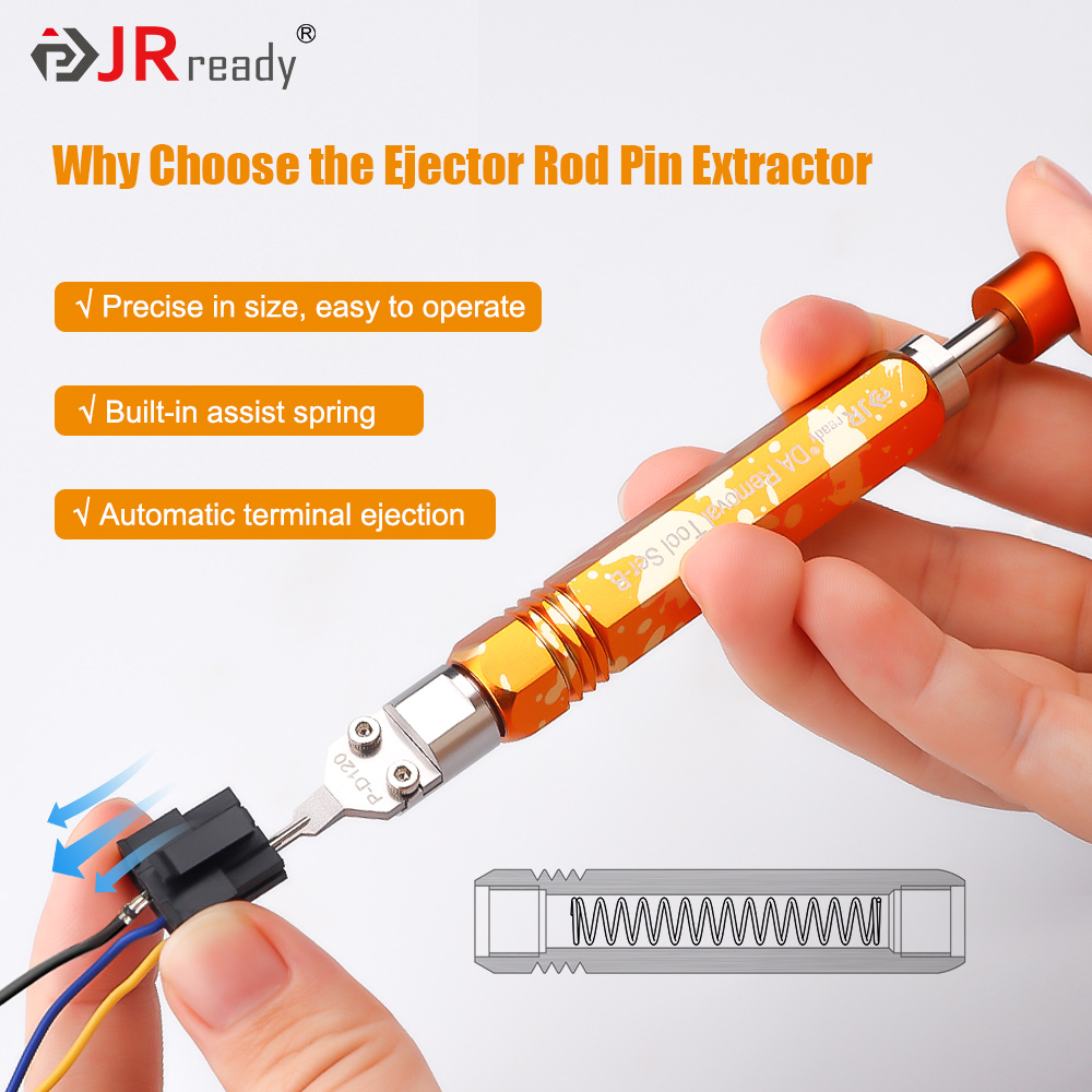 Jrready St5262 Ejector Staaf Pin Extractor-Molex Power Connector Terminal Removal & Computer Draad Extractor Tools-2Pcs