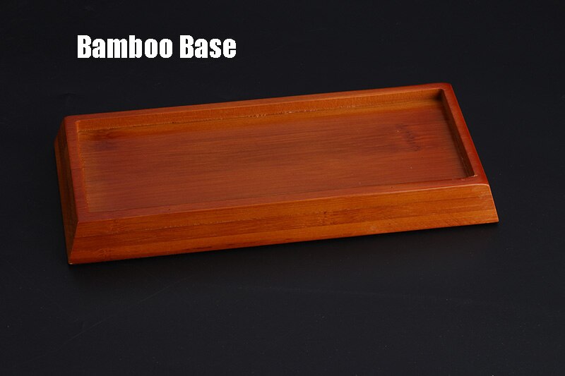 2-IN-1 Knife Sharpener Sharpening Stone Whetstone Scissors Sharpener System Grinding Wet Stone Honing Kitchen Tool: bamboo base