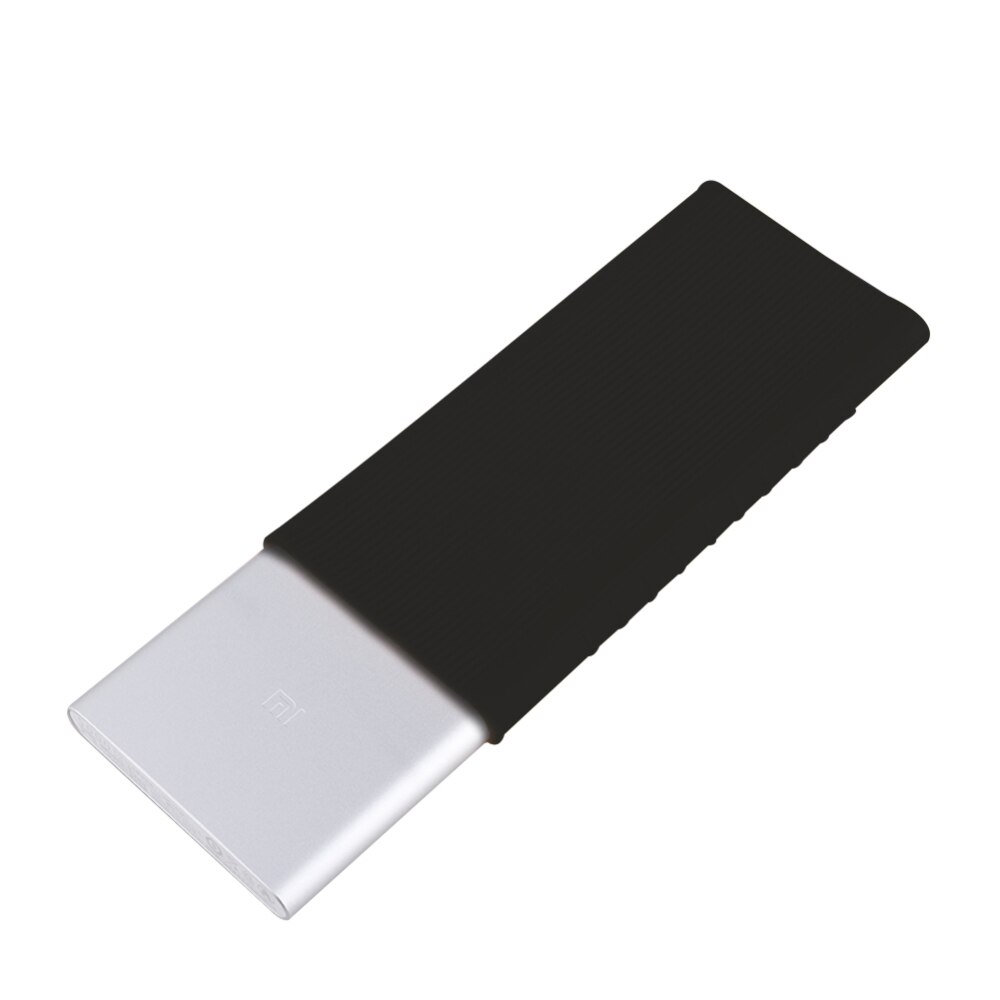 Powerbank silikone etui cover bærbart 10000 mah eksternt batteri cover cover anti-shock til xiaomi