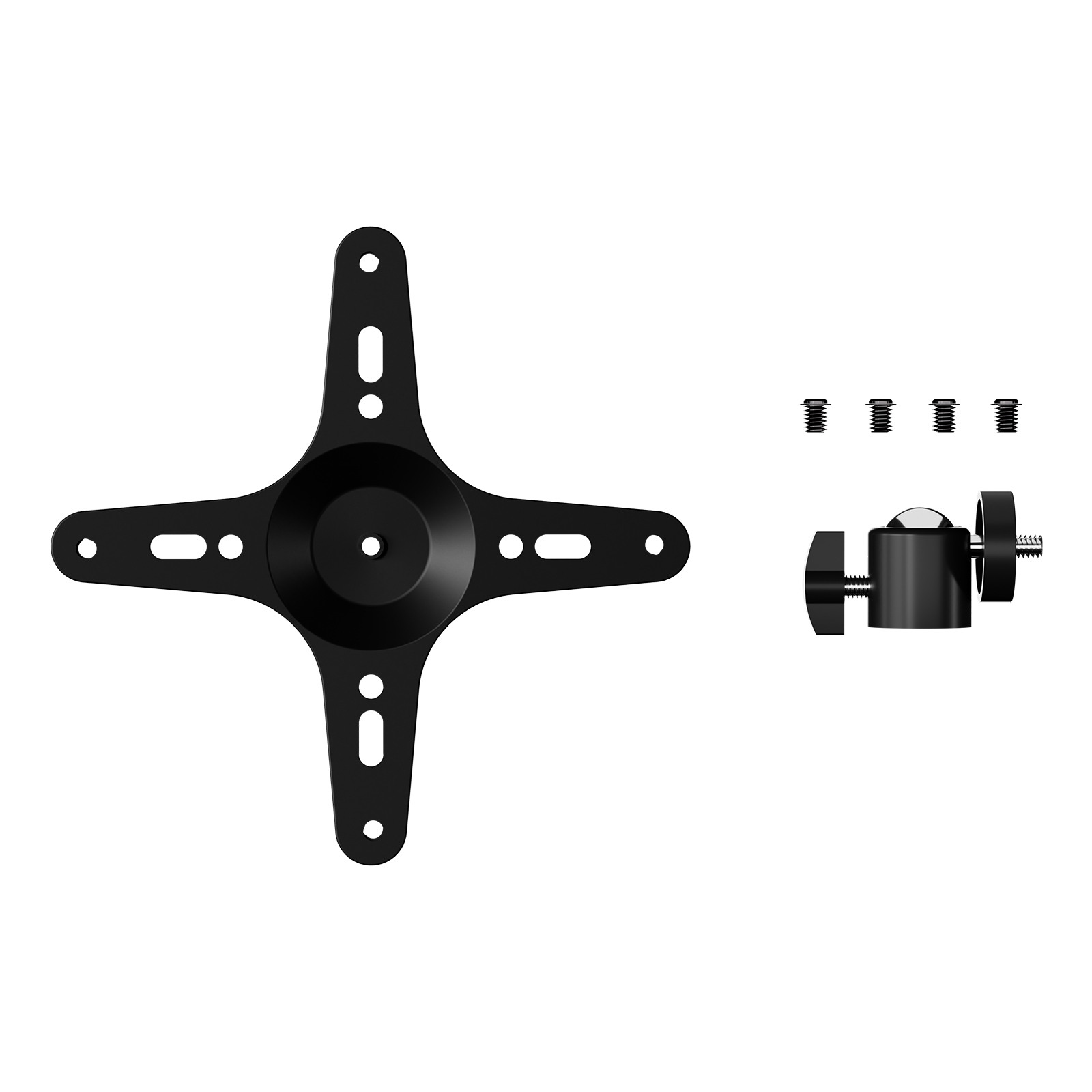 Kimdoole Portable Monitor Stand Height Adjustable Vesa Monitor Tablet StandFree Standing Low Profile Desk Mount up to 18 Inch: Red