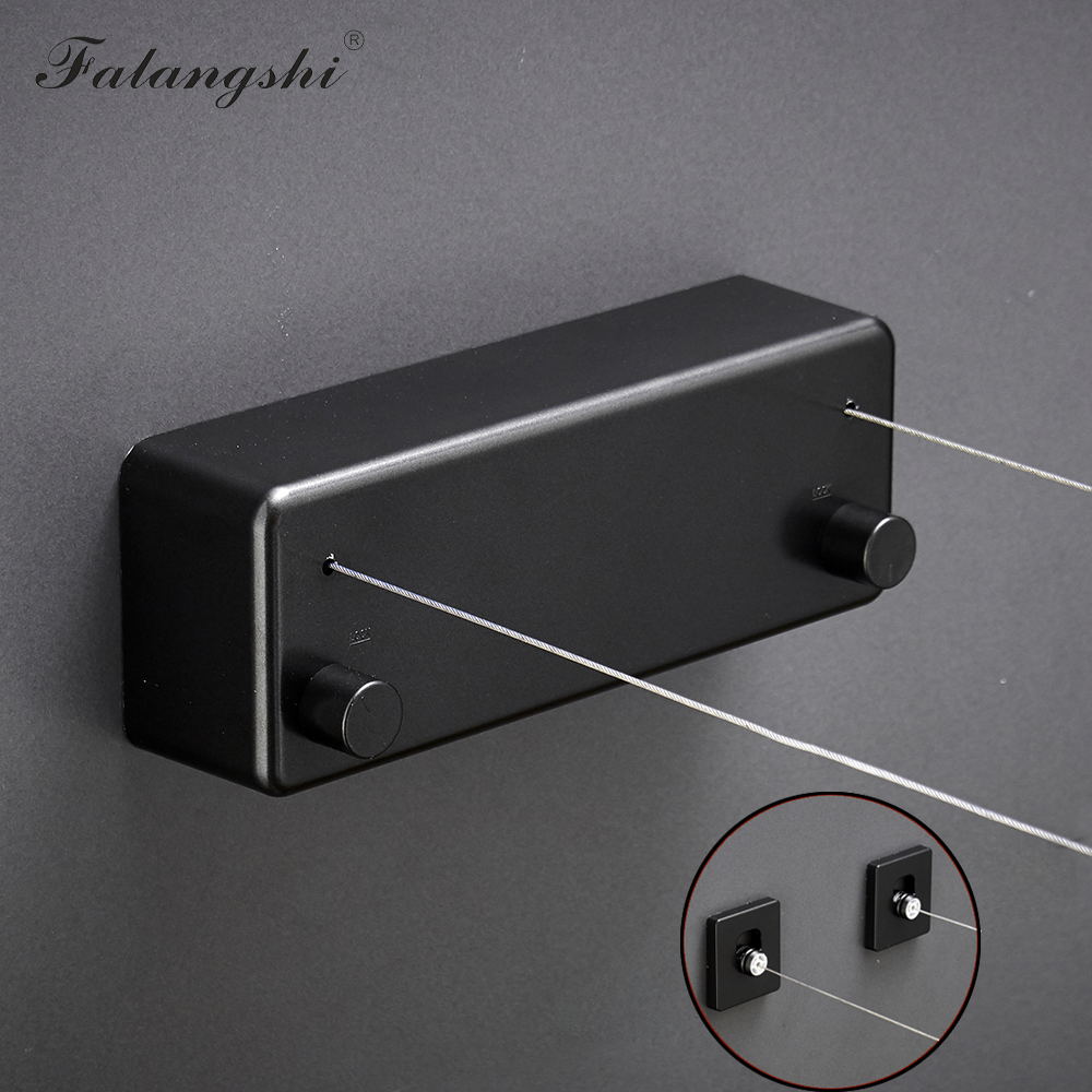 Wäscheleine Trockner Bad Zubehör Wäscheständer Weiß/Schwarz/Gold/Silber Wäscheleine Rack Wäschetrockner Doppelschicht WB3006
