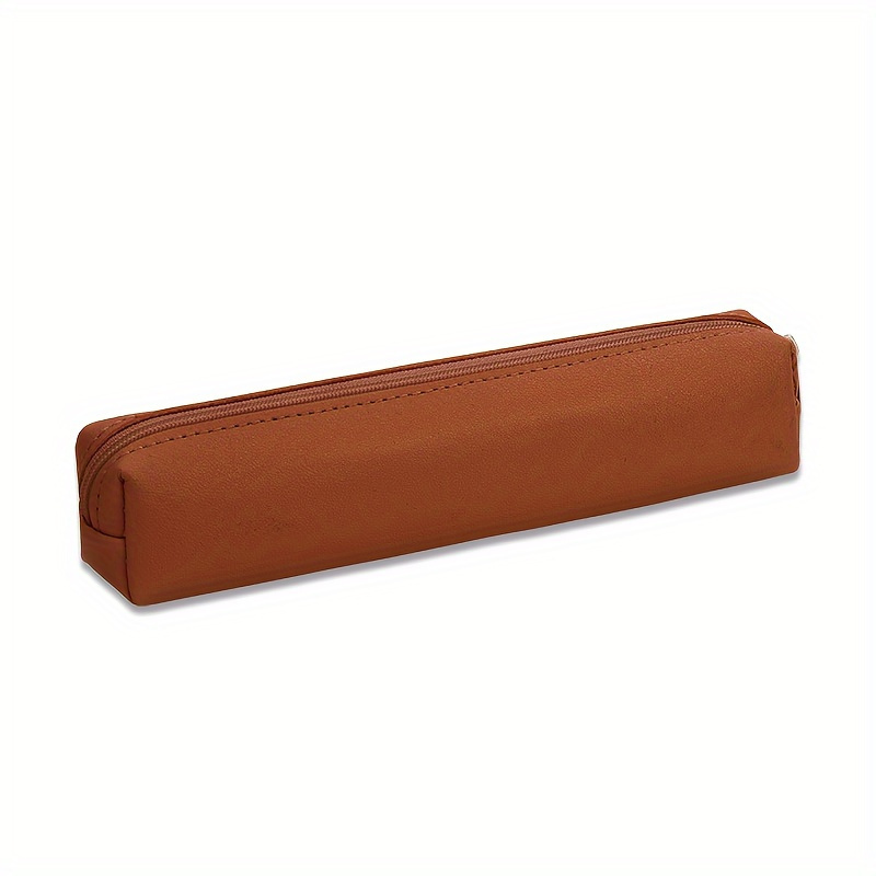 1ps Mini Make-up Etui, Premium Kunstleren Etui: De perfecte combinatie van mode en functionaliteit: Bruin