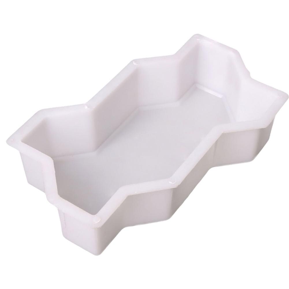 Three Waves Shape Garden Path Concrete Plastic Brick Mold DIY Paving Pavement Walkway Cement Brick Molds