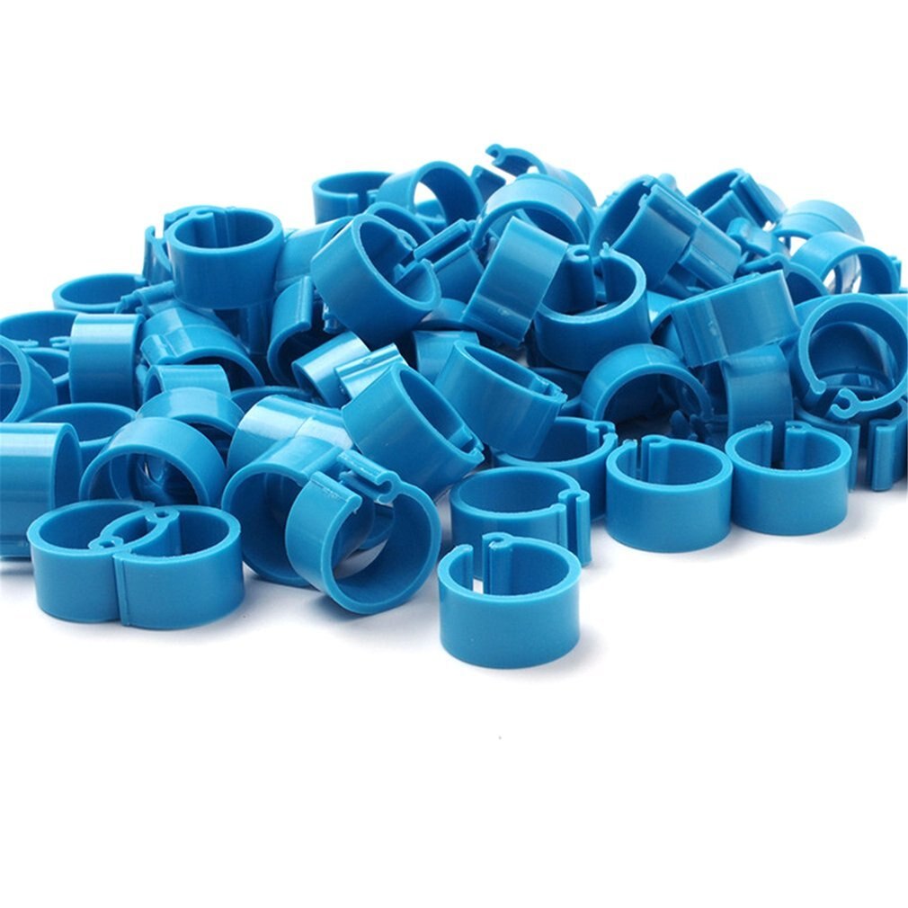 100 Pcs Duiven Ringen 8Mm Bajonet Identificatie Ring Opening Duif Ring Kleur Duif Voetring Duif Levert Vogel Apparaten