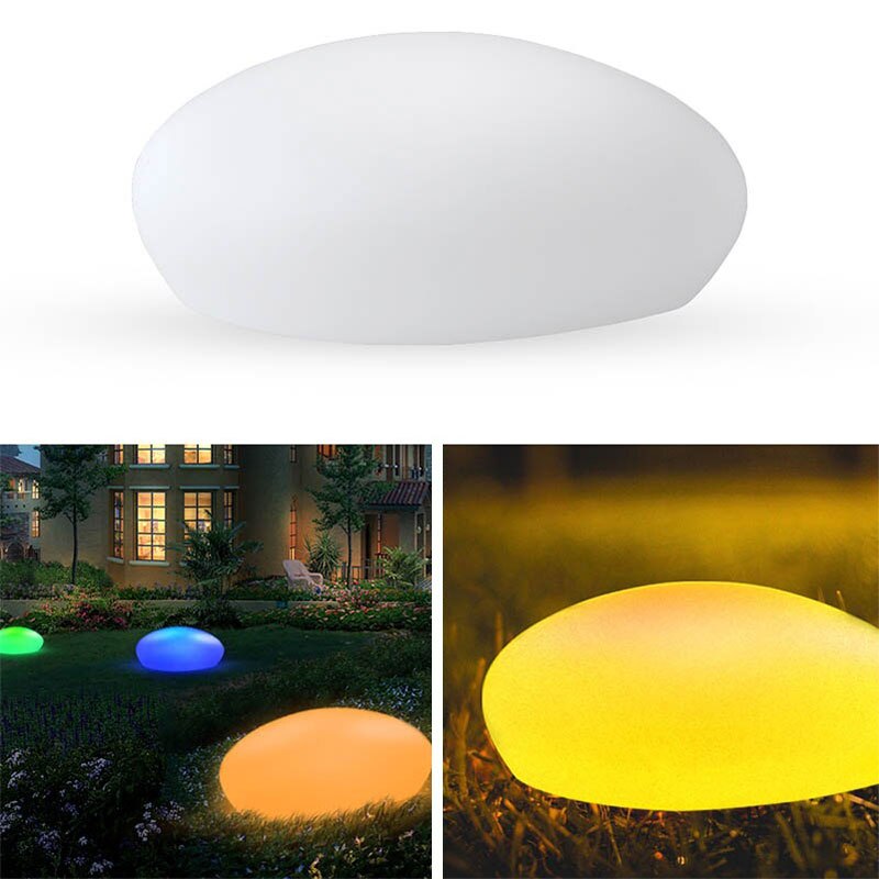 Kopfsteinpflaster Stein Lampe LED Solar- Licht Lampen Beleuchtung Fernbedienung Bunte Garten Dekoration Neue Schwimmen Schwimmbad Ball: Ursprünglich Titel