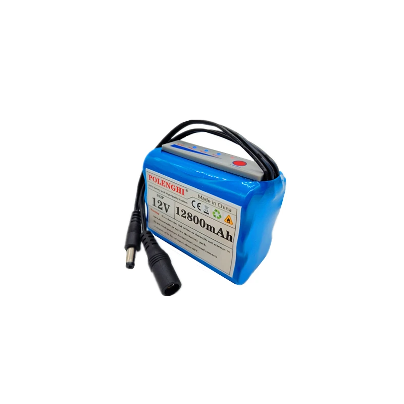 BMS 12.6V 12800mAh 3S2P 18650 Li-Ion Battery Pack with Power Indicator