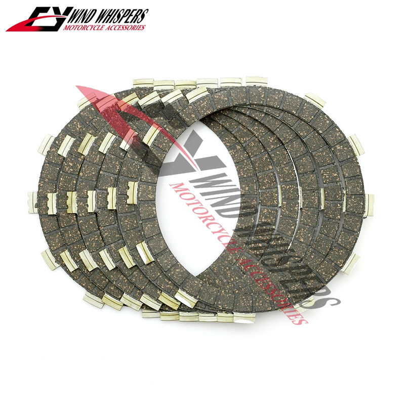 Motorfiets Kurk Wrijving Staal Koppeling Platen Discs Kurk Set Voor Yamaha XVS 400 Drag Star DS4 00-15 XVS 400C Classic 1998