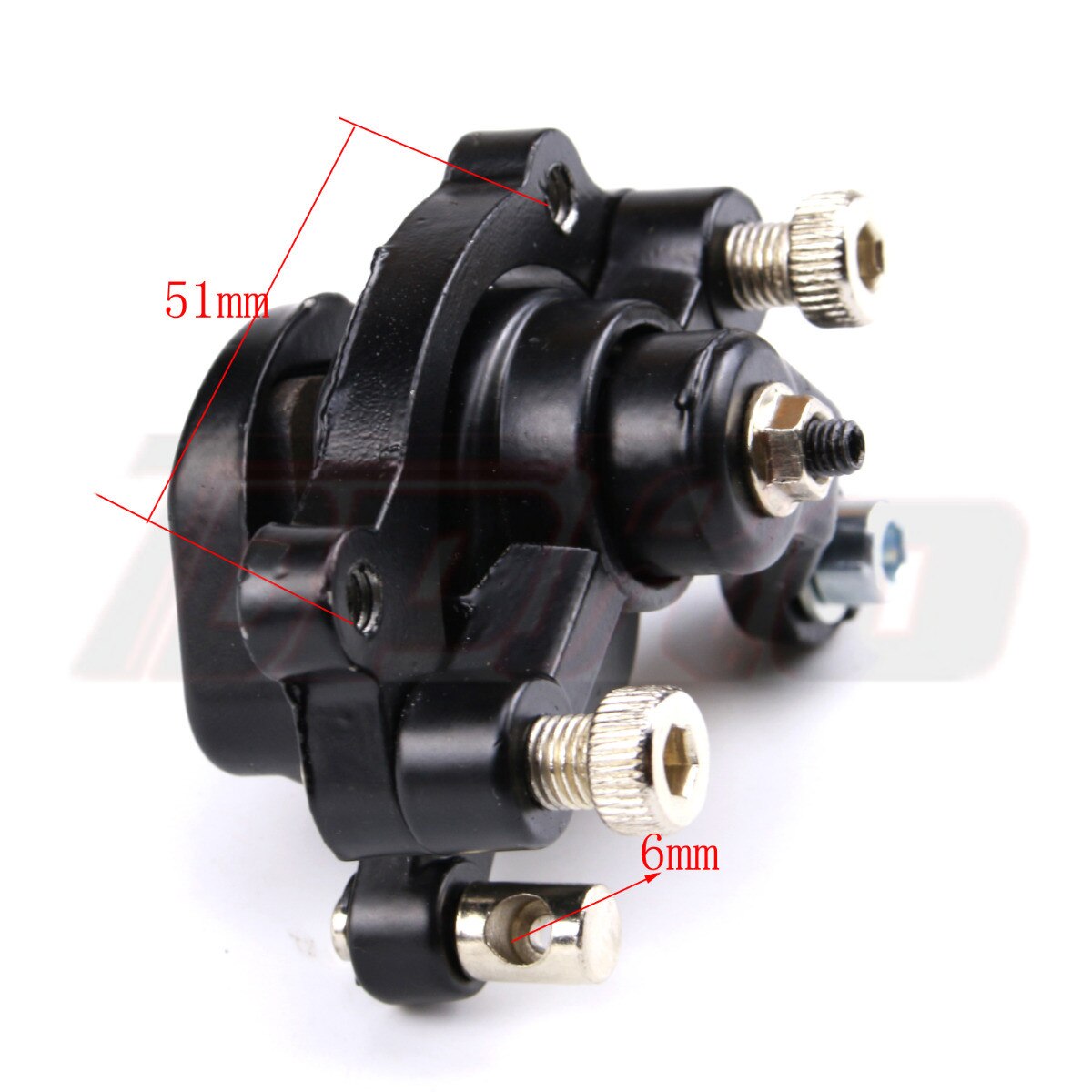 Mini Pocket Bike Parts Rear Disc Brake System Caliper Pads 47cc 49cc PIT Dirt Quad Scooter Rocket