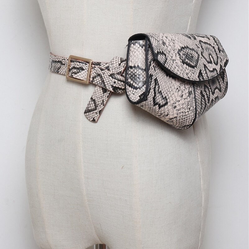 SWDF Holographische fanny Pack Serpentin Leder frauen Gürtel Tasche Weibliche Banane Taille Taschen Niere Brust Telefon Beutel Geldbörse Dame tasche