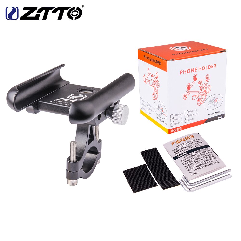 ZTTO – support de téléphone portable pour vélo de route M365, couverture complète, montage universel sur guidon, 22.2 31.8 25.4