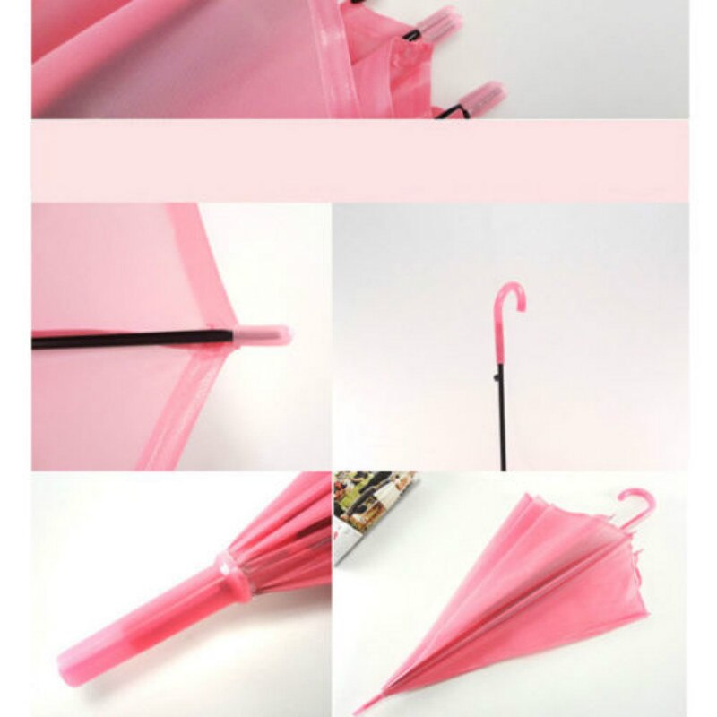 Bunte transparent Automatische Regen Regenschirm Kuppel Hochzeit Party Favor Wasserdicht