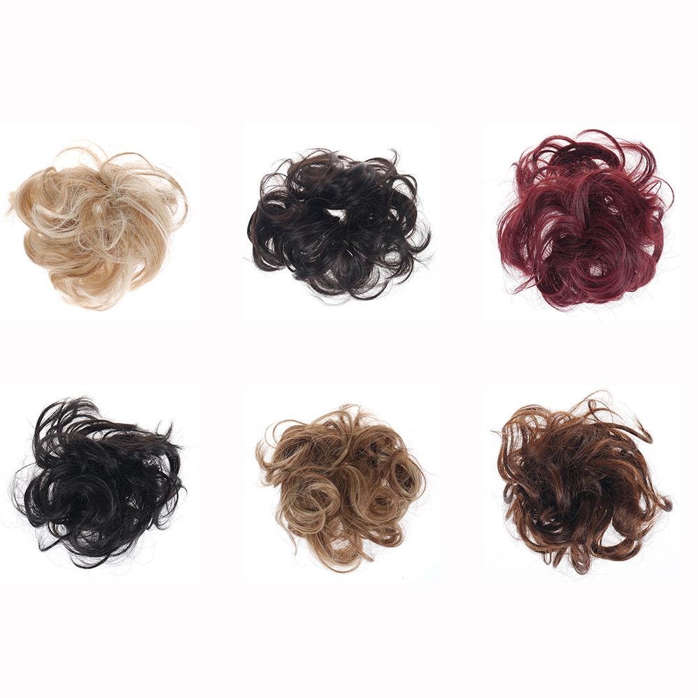 1 Pc Netwerk Populaire Diy Hair Styling Donut Natuurlijke Haar Chouchou Nep Pony Vrouwelijke Extensions Haarstukje