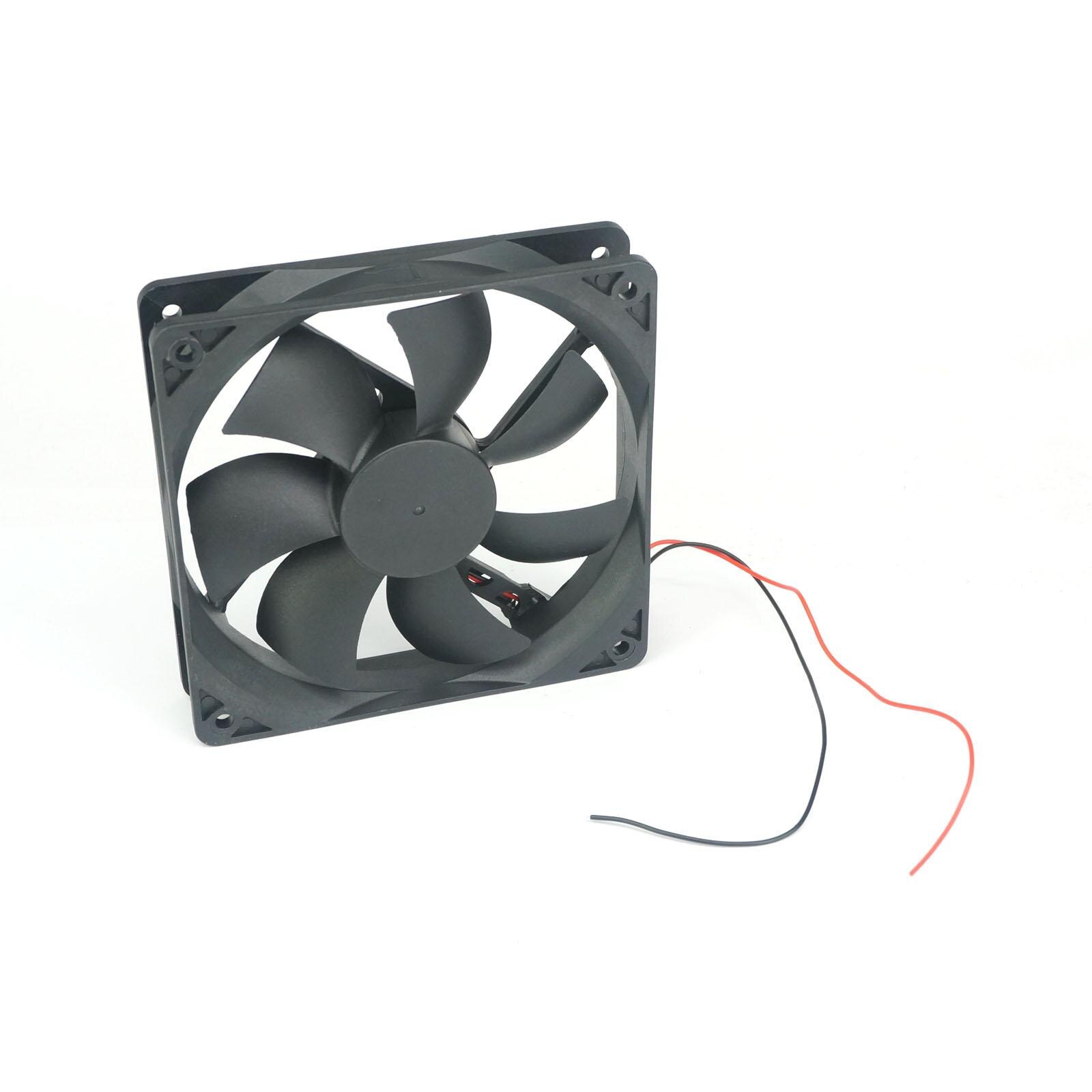 24V DC 120x120x25mm Axial Radiator Fan 2200RPM Dual Ball Bearing Middle Speed