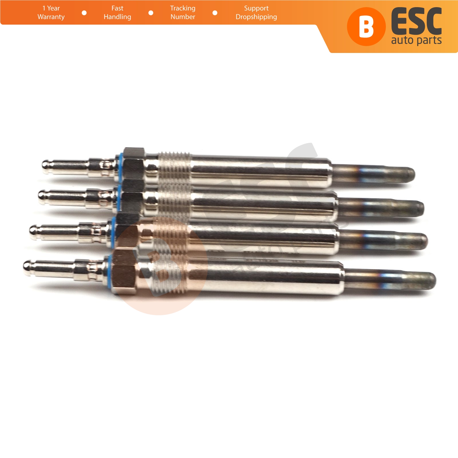 Esc auto parts egp 3-1 4 stuks gloeibougies voor mercedes-benz, snelle verzending  gx119, 0100226258, 88900724, 11591501, 11591601
