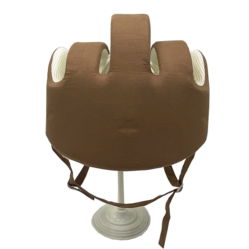 Elderly Fall Cap Protect Head Prevent Falls Safety Helmet Adjustable Elderly Breathable anti-fall Bump Cap M27: black