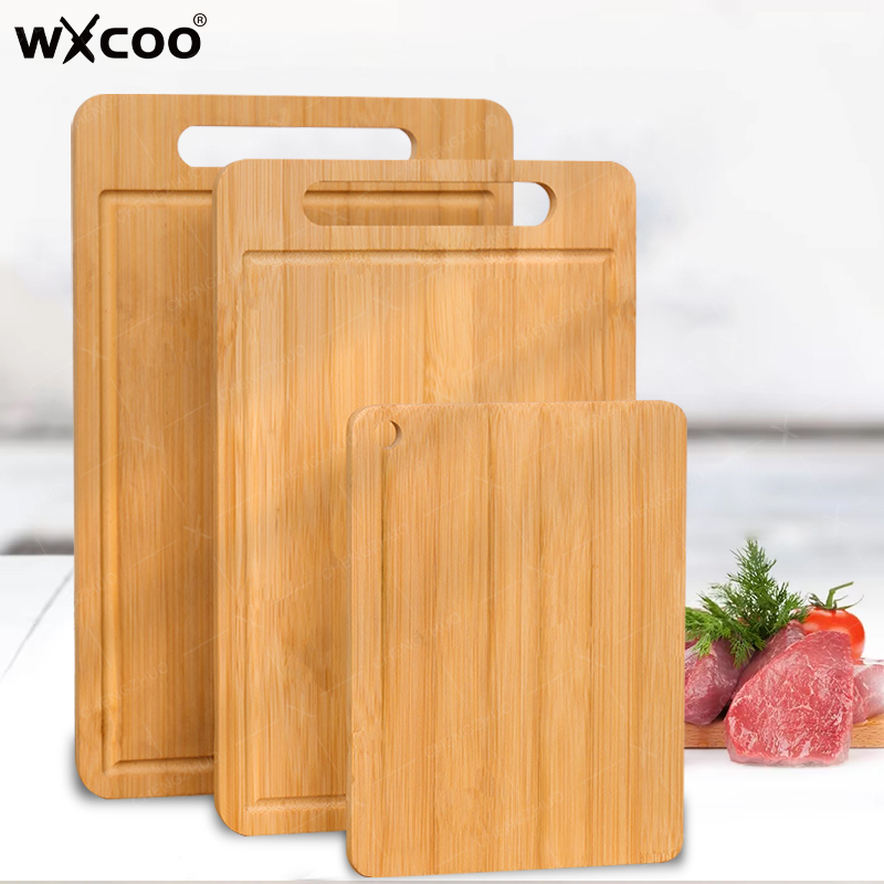 Houten Snijplank Keuken Snijplank voor Vlees Volledig Bamboe Voedsel Snijtafel Verdikt Fruit Groenten Snijplaneel