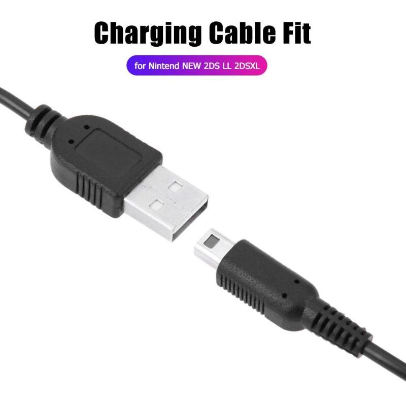 Cable de carga portátil de 1m para el Cable de alimentación 2DS LL 2DS XL PVC cargador de línea para Nintend 2DS NDSI 3DS 3DSXL 3DS 3DSXL