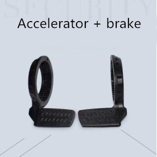 Carbon fiber aluminum alloy electric scooter accelerator acceleration electronic brake dial button lithium electric scooter: gas pedal  brake