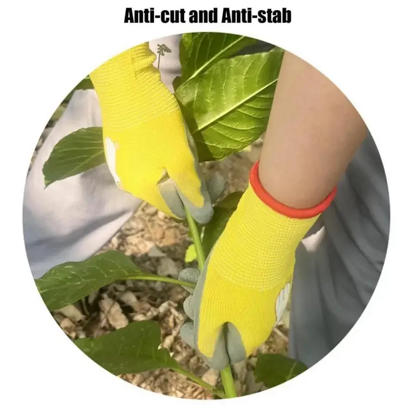 Kinder-Latex-Handschuhe, langlebig, wasserdicht, für Arbeit, Garten, rutschfest, Kindersicherheit, rosa Gummi-Handschuh, pannensicher, Küche, Hof