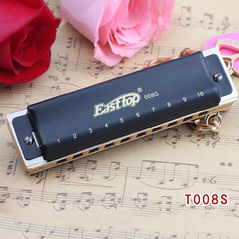 Ten Hole Blues Harmonica 10 Hole Paddy Harmonica Beginner Adult Performance Level
