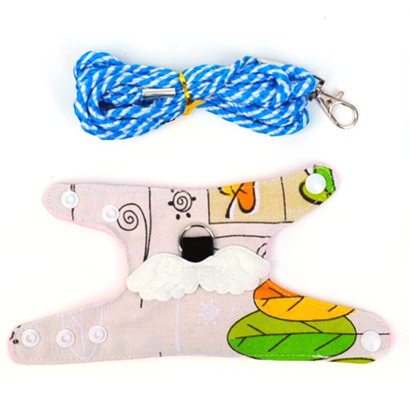Harnais à ailes d&#39;ange pour animaux de compagnie, petit harnais pour Hamster, gilet, laisse, corde de Traction pour bébé, furets, Rats, sangle de poitrine, automne et hiver