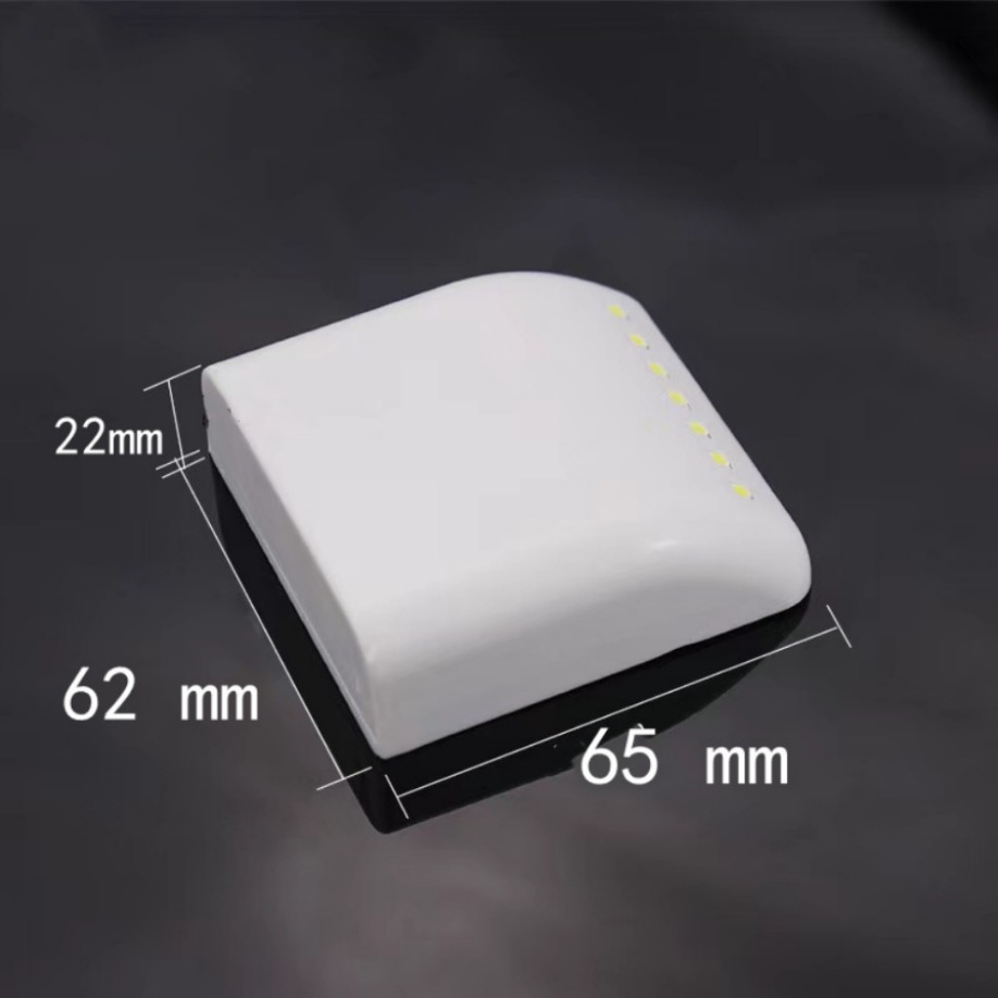 Induction Closet Lamp 7 LED 12V PIR Motion Sensor White Night Light Under Cupboard Drawer Light for Battery Powered