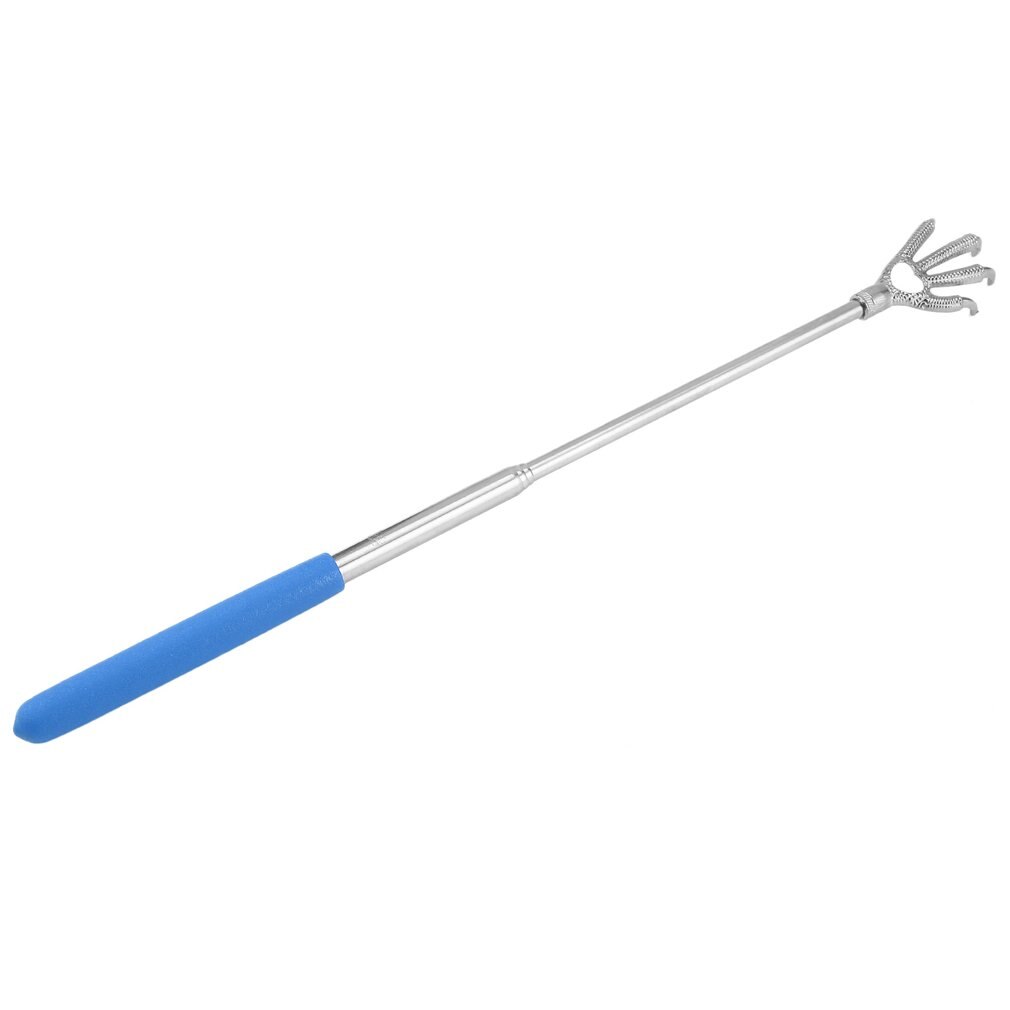 Compacte telescopische klauw roestvrijstalen massager rugkrabber verstelbare rugkrabber massage handklauw beschermende angel