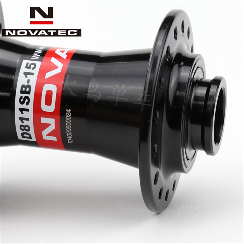 Novatec D811SB Mtb freno a disco 32H bicicletta in lega di alluminio anteriore perno passante 15mm mozzi DH mozzo Mountain Bike 100mm