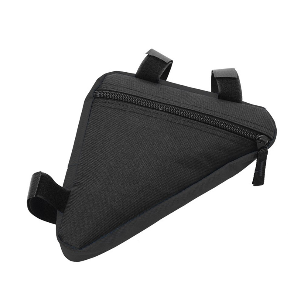 Bicycle Bags Panniers Outdoor Cycling Bicycle Front Triangle MTB Frame Bag Mountain Bike Kit Pouch Bicycle Accessories: Black
