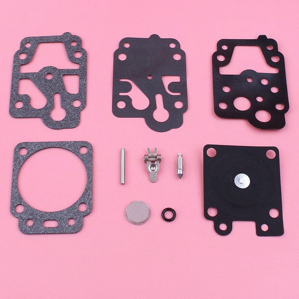2pcs/lot Carburetor Rebuild Repair Kit For Walbro K10-WYC WYC Carb Trimmer Blower Spare Part