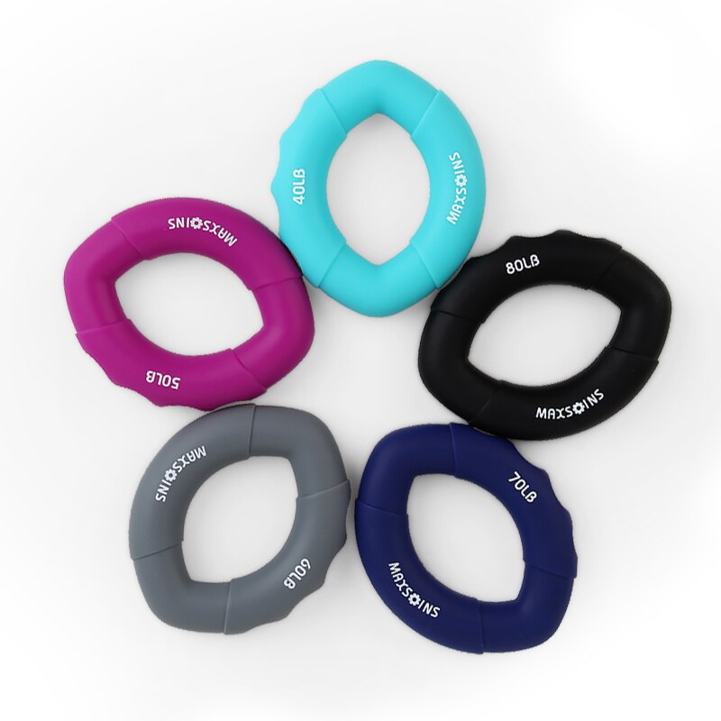 Carpal Expander Fitness Hand Grips Muscle Power Training Rubber Ring Exerciser Finger Hand Grip Hand Gripper Gripping Ring