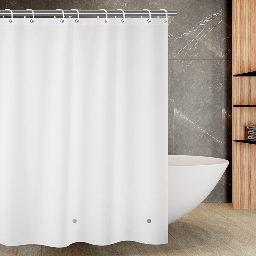 180cm/200cm Clear Shower Curtain Premium PEVA Shower Liner with Rustproof Grommets & Magnets Bathroom Waterproof Curtains ﻿: 180*180cm / Red
